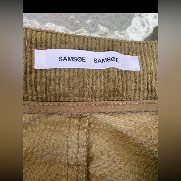 Samsoe Samsoe Moonstone Stretch Organic Cotton Corduroy Skirt NWT - Picture 5 of 8